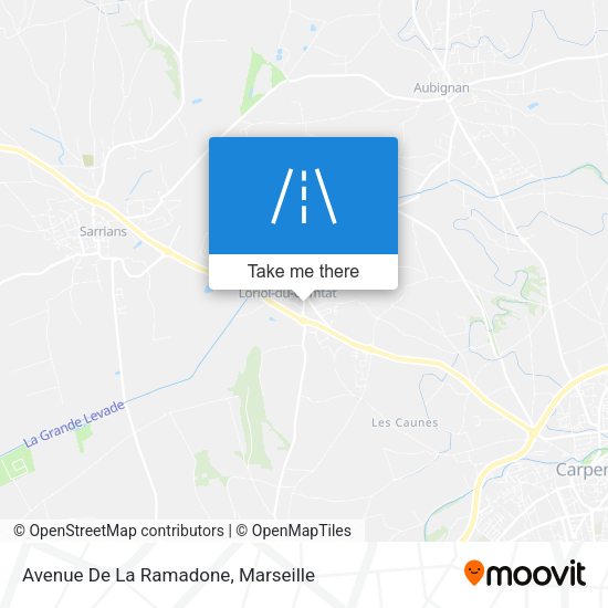 Avenue De La Ramadone map