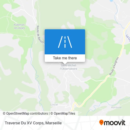 Traverse Du XV Corps map