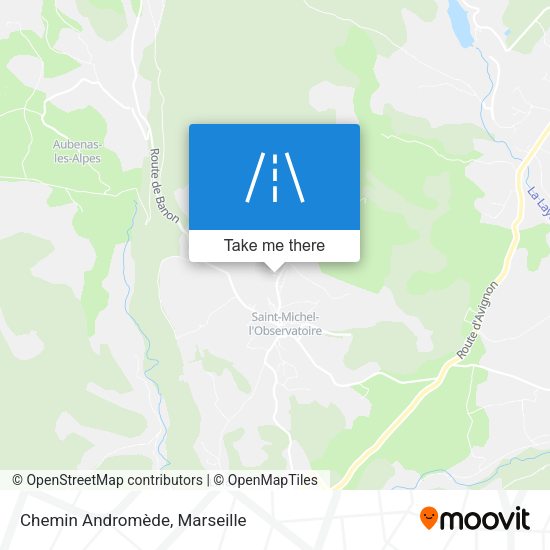 Chemin Andromède map