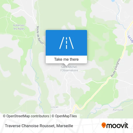 Traverse Chanoise Rousset map