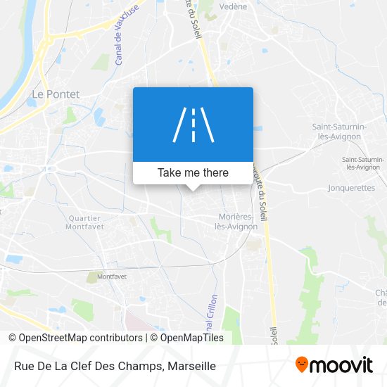 Rue De La Clef Des Champs map