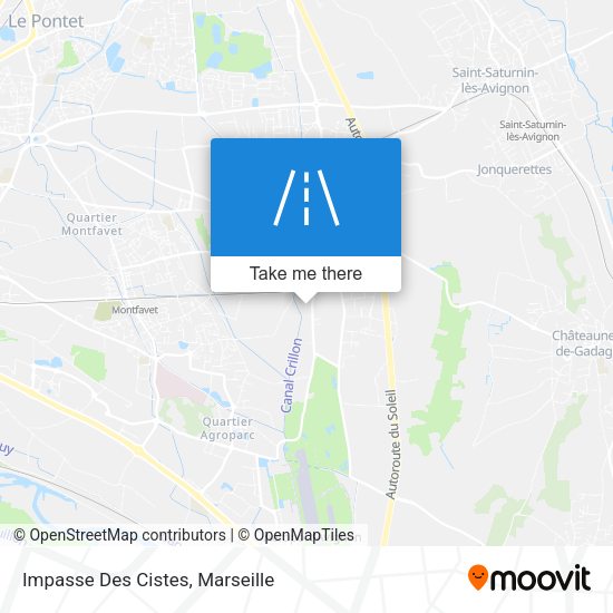 Impasse Des Cistes map