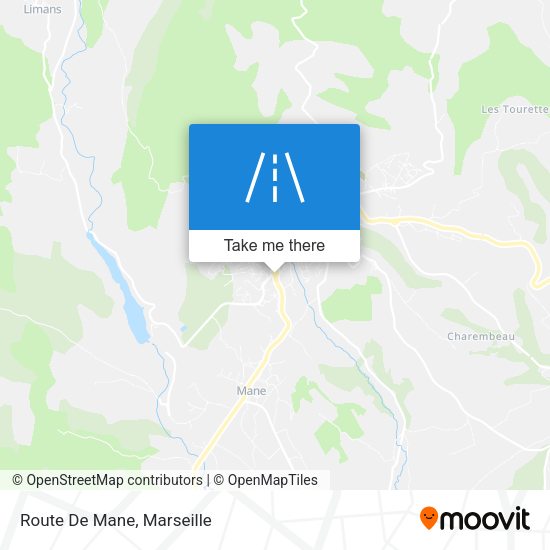 Route De Mane map