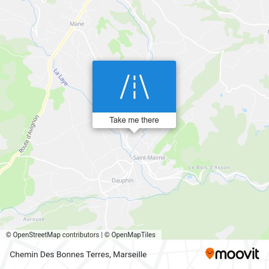 Chemin Des Bonnes Terres map