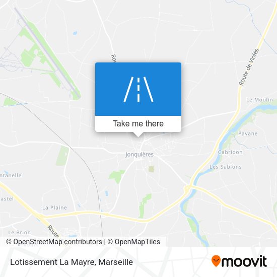 Lotissement La Mayre map