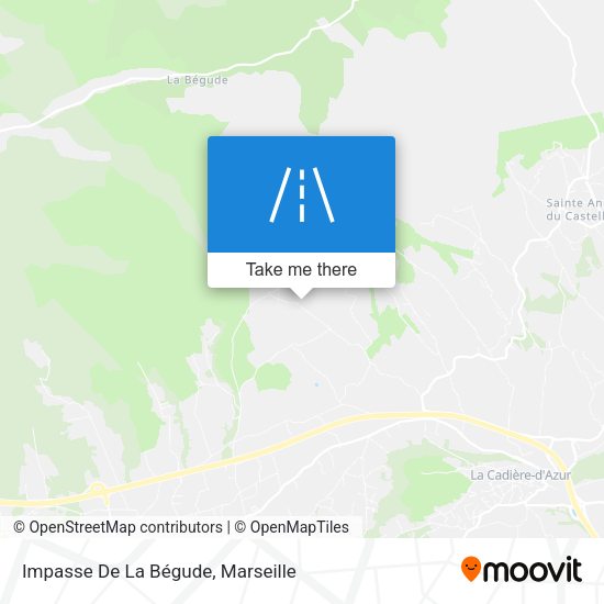 Impasse De La Bégude map
