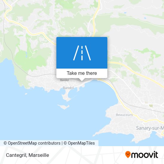 Cantegril map