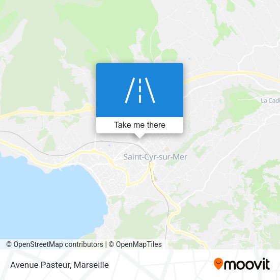 Avenue Pasteur map
