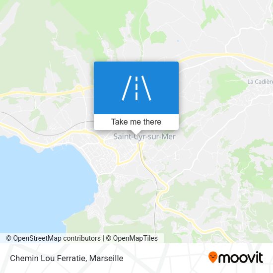 Chemin Lou Ferratie map
