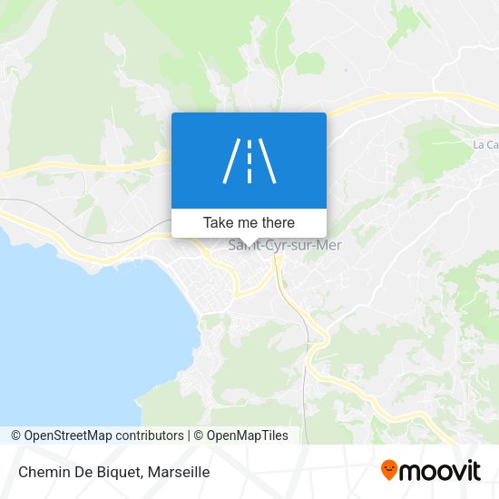 Chemin De Biquet map