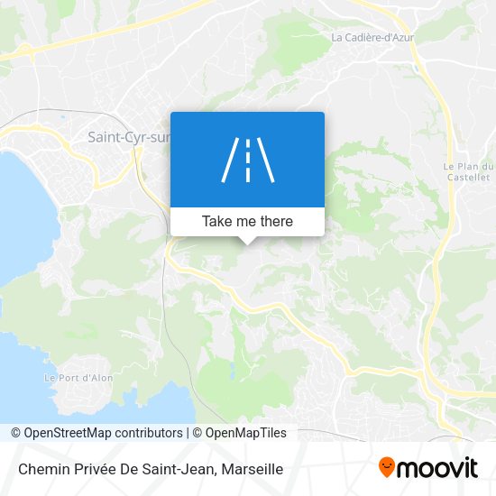 Chemin Privée De Saint-Jean map