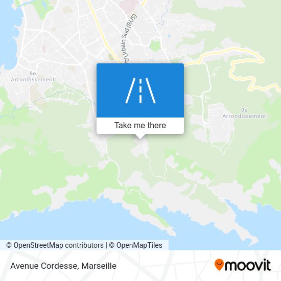 Avenue Cordesse map