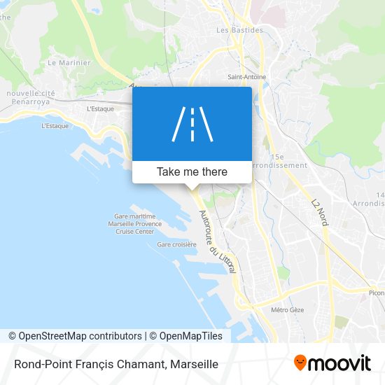 Rond-Point Françis Chamant map