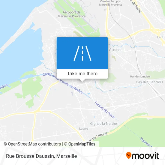 Rue Brousse Daussin map