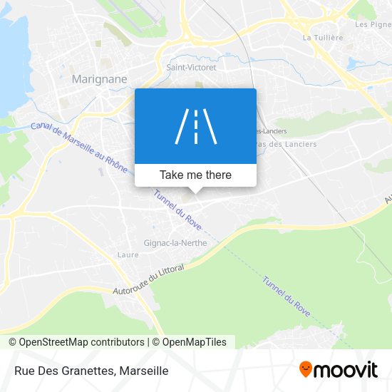 Rue Des Granettes map