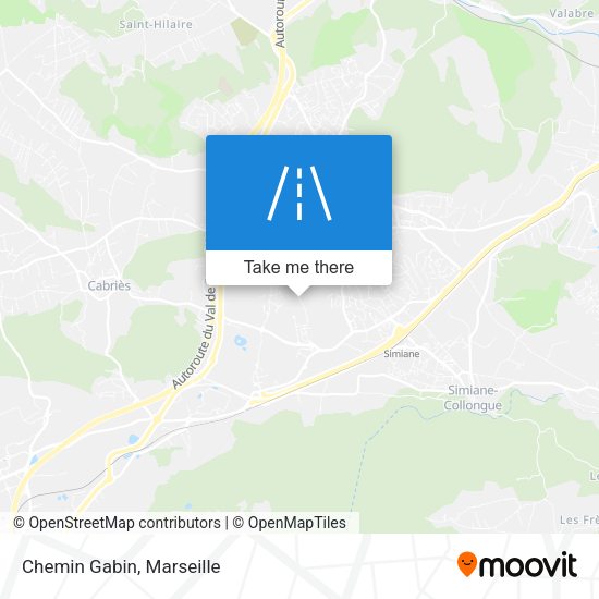 Chemin Gabin map
