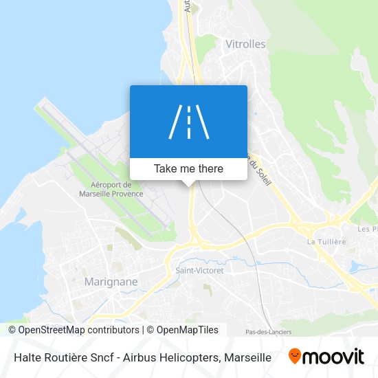 Halte Routière Sncf - Airbus Helicopters map