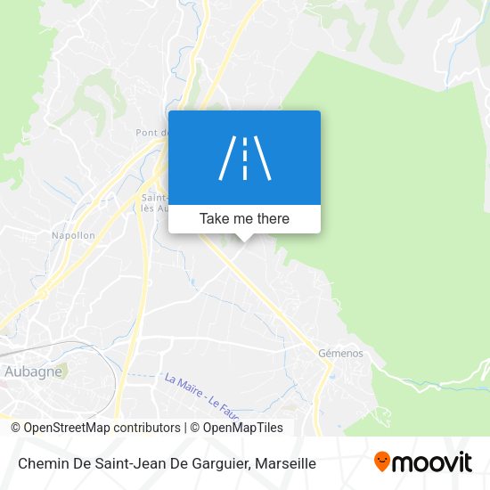 Chemin De Saint-Jean De Garguier map