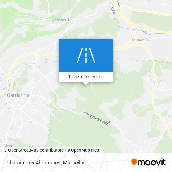Chemin Des Alphonses map