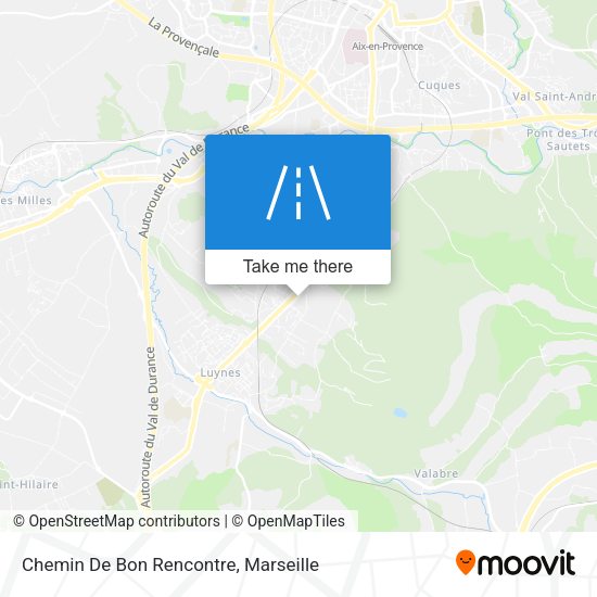 Chemin De Bon Rencontre map