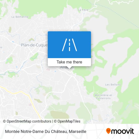 Montée Notre-Dame Du Château map