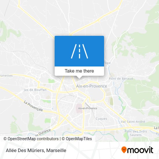 Allée Des Mûriers map