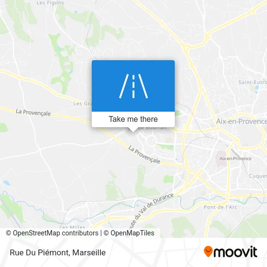 Rue Du Piémont map