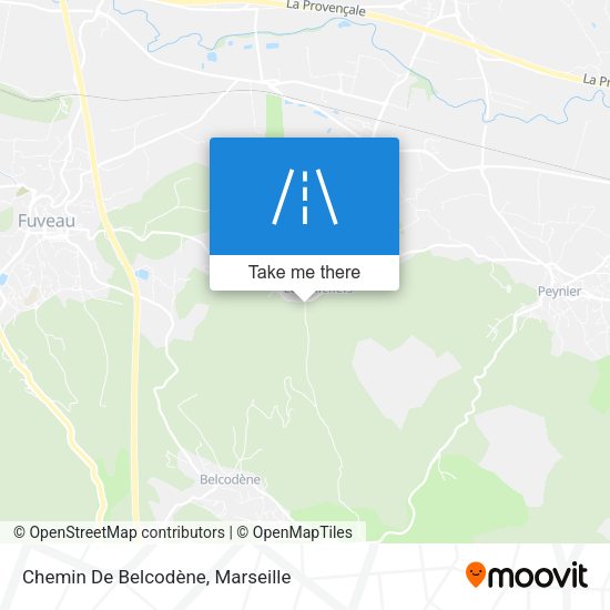 Chemin De Belcodène map