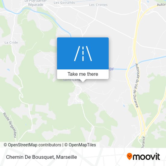 Chemin De Bousquet map