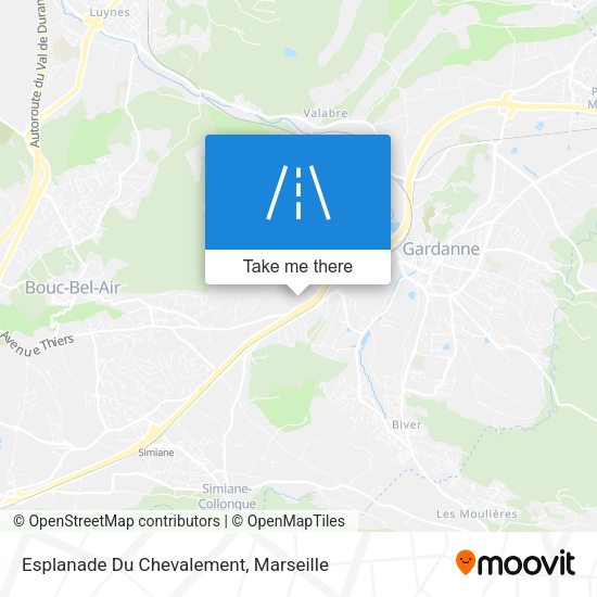 Esplanade Du Chevalement map