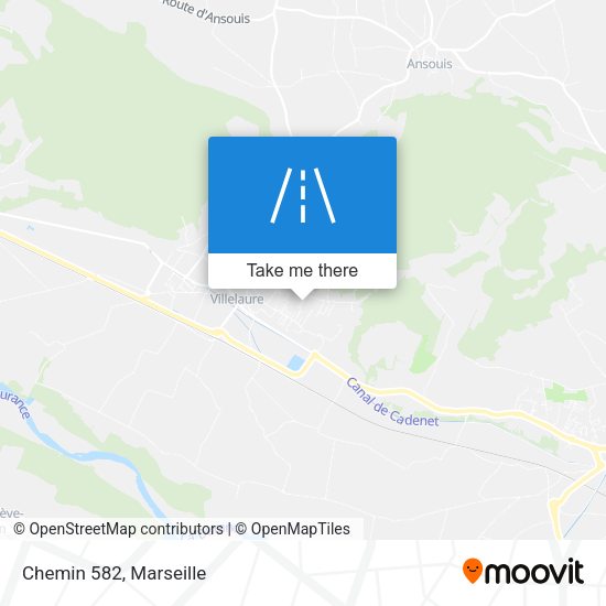 Chemin 582 map
