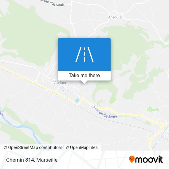 Chemin 814 map