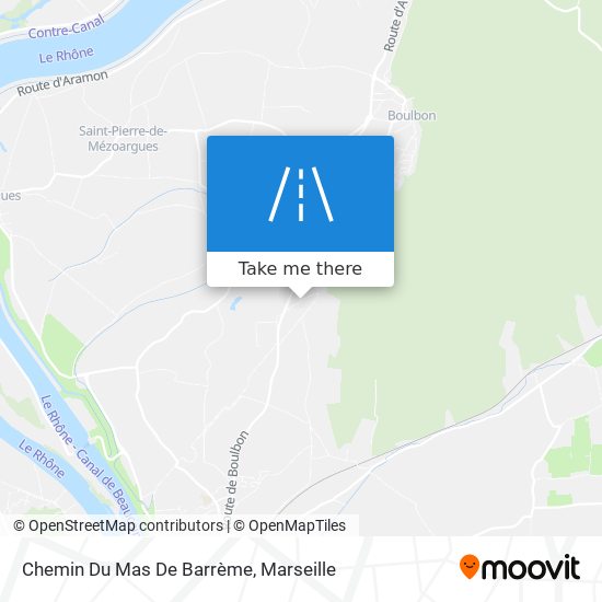Chemin Du Mas De Barrème map