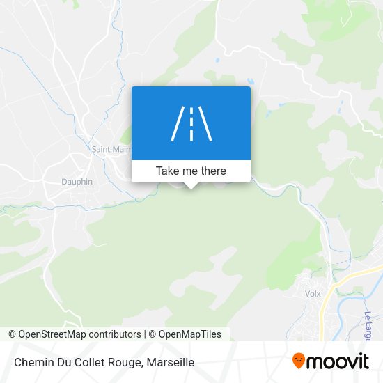 Chemin Du Collet Rouge map