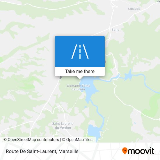 Route De Saint-Laurent map