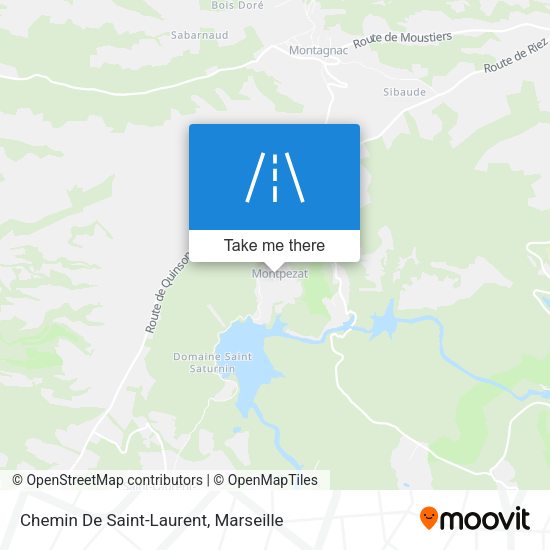 Chemin De Saint-Laurent map