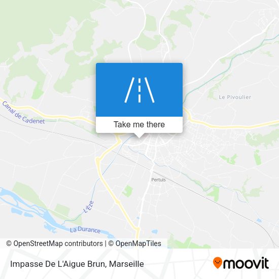 Impasse De L'Aigue Brun map