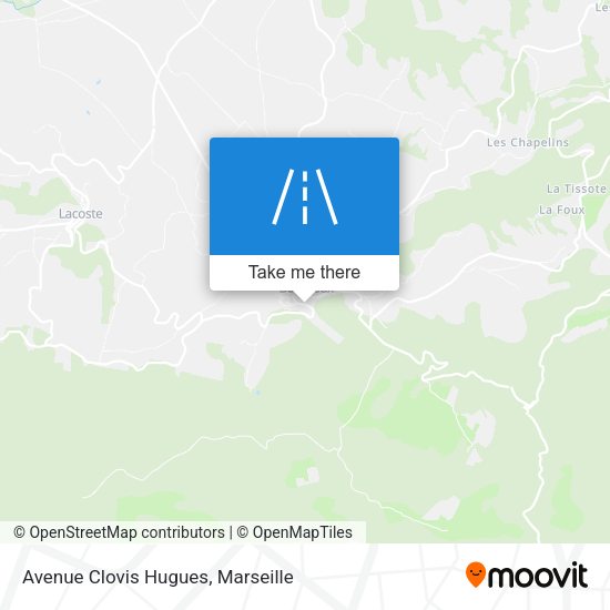 Avenue Clovis Hugues map