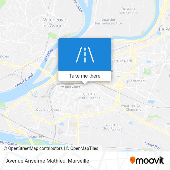 Avenue Anselme Mathieu map