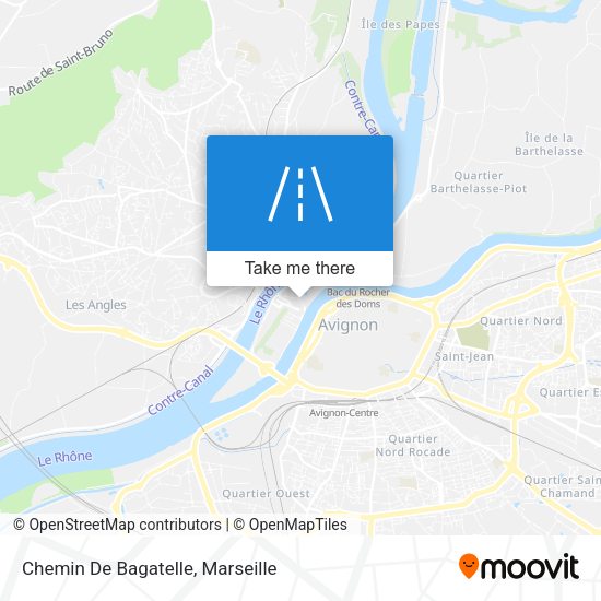 Chemin De Bagatelle map