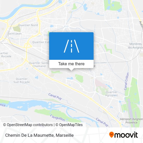Chemin De La Maumette map