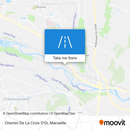 Chemin De La Croix D'Or map