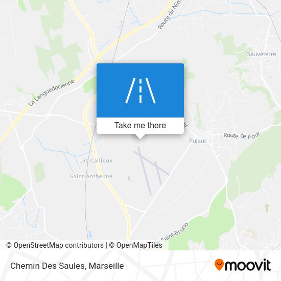 Chemin Des Saules map