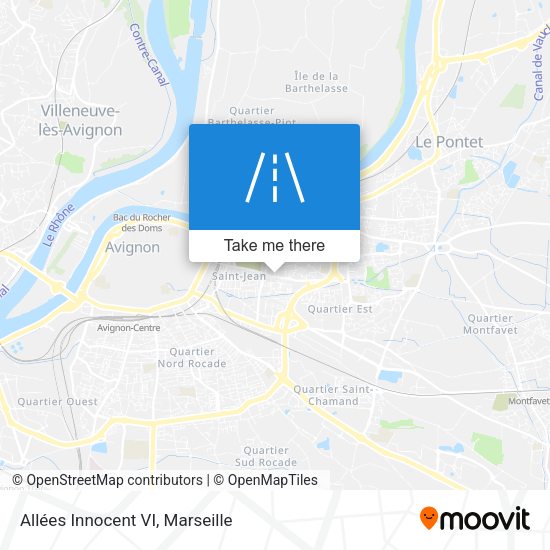 Allées Innocent VI map