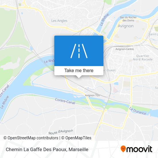 Chemin La Gaffe Des Paoux map