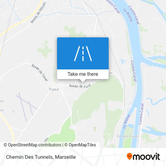 Chemin Des Tunnels map
