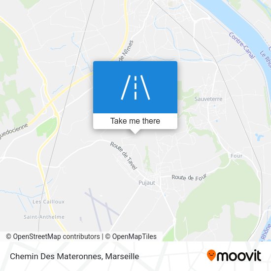 Chemin Des Materonnes map