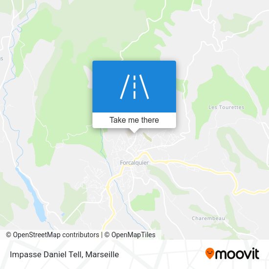 Impasse Daniel Tell map