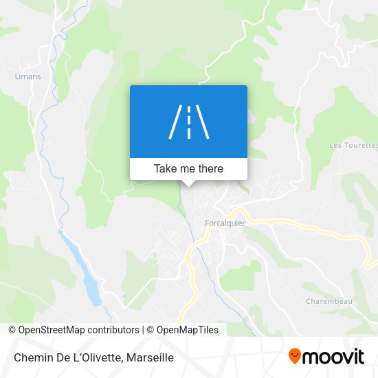 Chemin De L’Olivette map