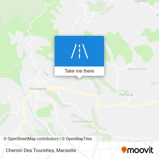 Chemin Des Tourettes map